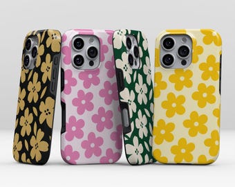 Retro Y2K Floral Phone Case for iPhone 15 Pro Max, Google Pixel 9 Pro