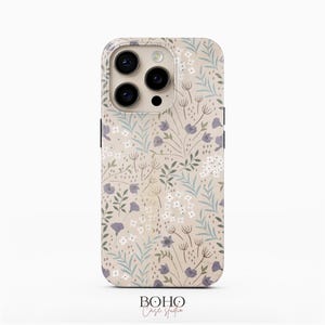 Vintage Boho Blumen iPhone 15 Pro Hülle iPhone 14 Pro Max TOUGH Case / Boho Studio © / Aesthetic MagSafe iPhone 14+ Hülle