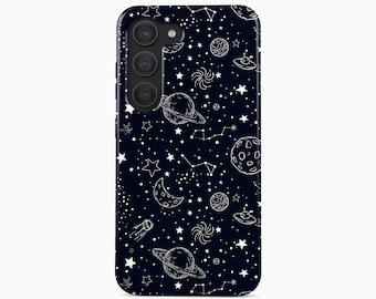 Sterne Planeten Handyhülle für Samsung Galaxy S26 Plus Ultra, iPhone 17 Air Max