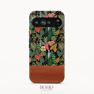Funda floral tropical para Google Pixel 10 Pro XL, iPhone 15 Pro Max