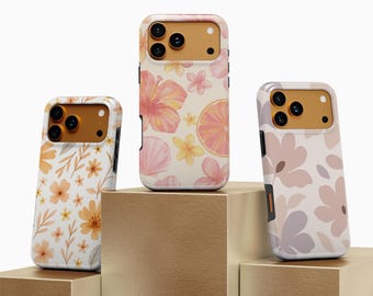 Soft Boho Floral Phone Case for Xiaomi 15 14 13, Google Pixel 10 9a