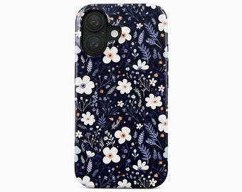 Funda para teléfono con estampado floral estilo bohemio para iPhone 14 Pro Max y Samsung Galaxy S24 Ultra.