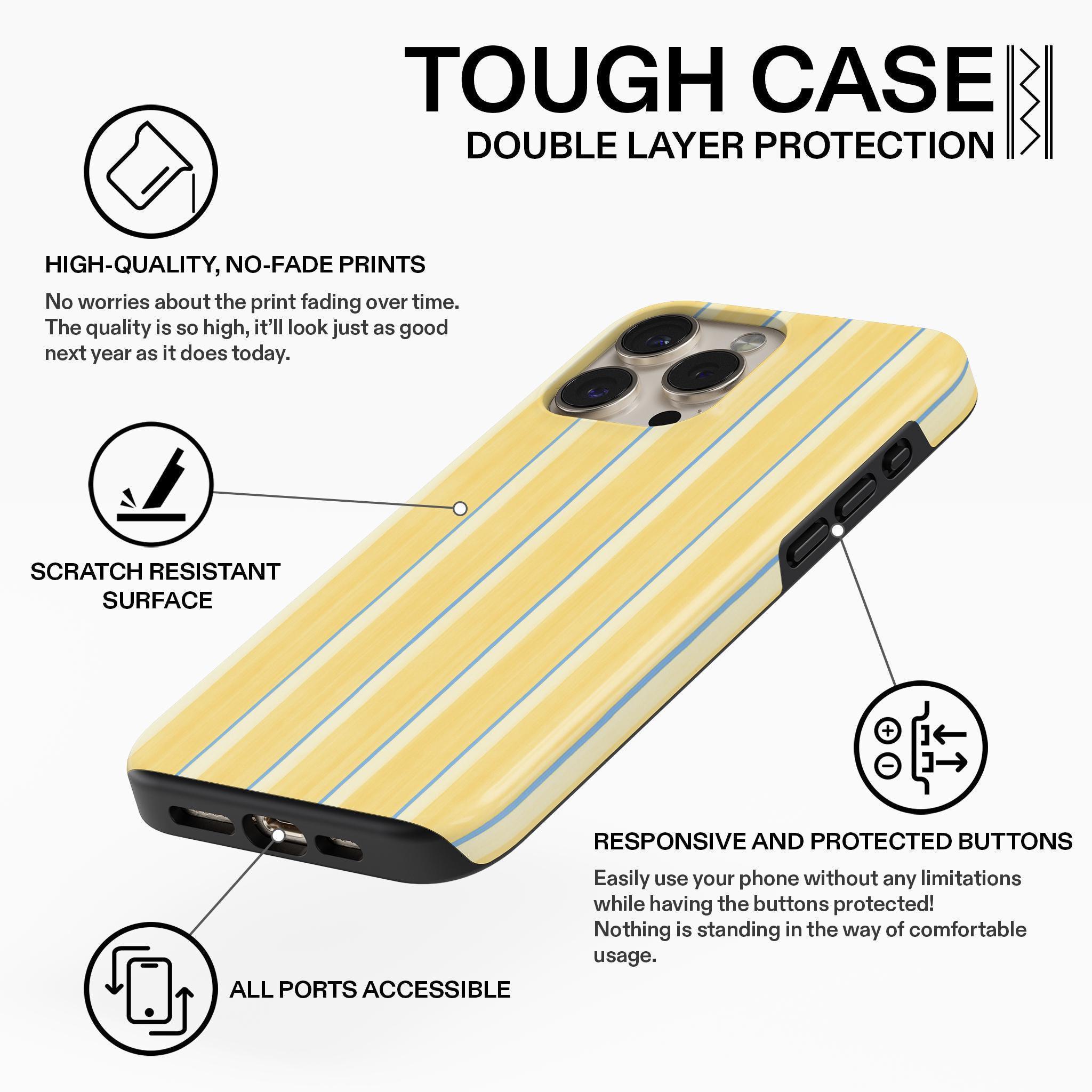 Yirlbey Righe Cover per iPhone 15 6,1, Custodia Aesthetic Rosso Giallo Arancione Stripes Striped Disegno Design Motivo Antiurto Silicone Posteriore