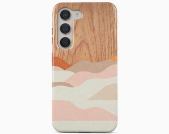 Abstract Fields Phone Case for Samsung Galaxy S24 Ultra Plus, iPhone 17 Pro Max