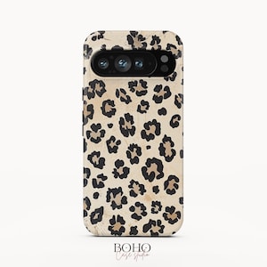 Leopard Print Phone Case for Google Pixel 9a, iPhone 14 Pro Max