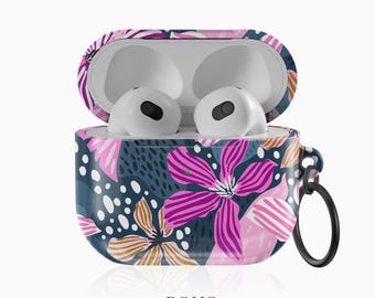 Groovy Floral AirPods Case: Slim Fit, Non-Fade Print