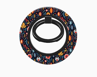 Boho Floral MagSafe iPhone Ring Holder | Phone Grip Stand