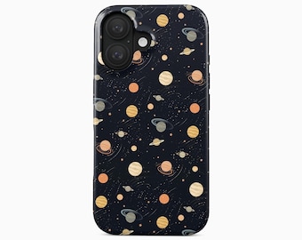 Celestial Stars & Planets Phone Case, iPhone, Samsung Galaxy, Google Pixel