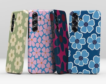 Retro Flower MagSafe Case for Samsung Galaxy S26 S25 S24 S23 S22 Plus Ultra