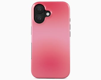 Pink Ombre iPhone 18 16 16 15 14 Pro Max Plus Mini Air Case
