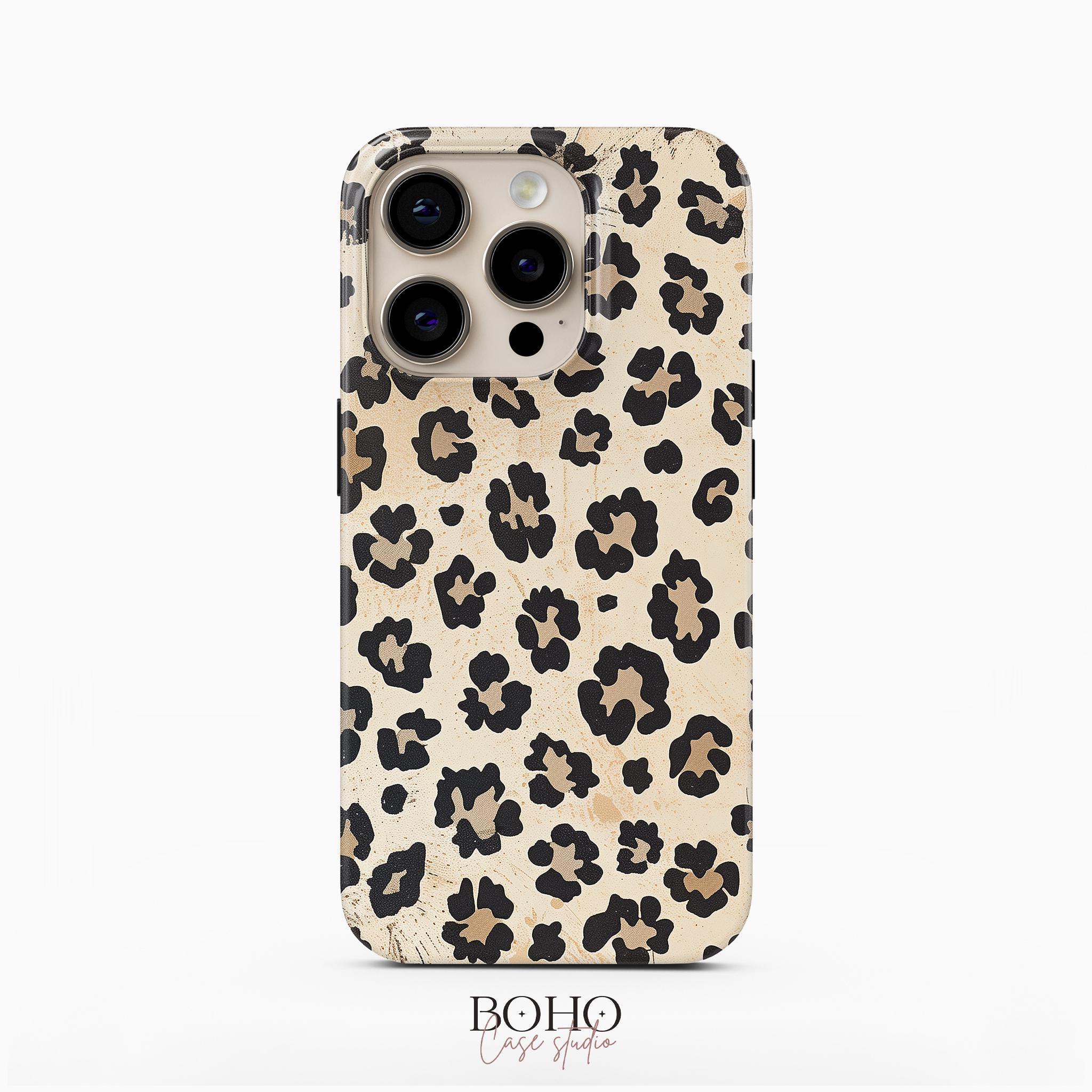 Light Leopard Print iPhone 16 Pro Max Case iPhone 15 Pro