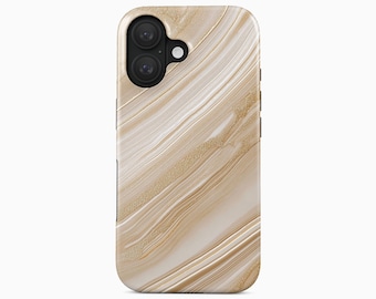 Gold Dust Marble Phone Case for iPhone 18 Pro Max, Samsung Galaxy S26 Ultra