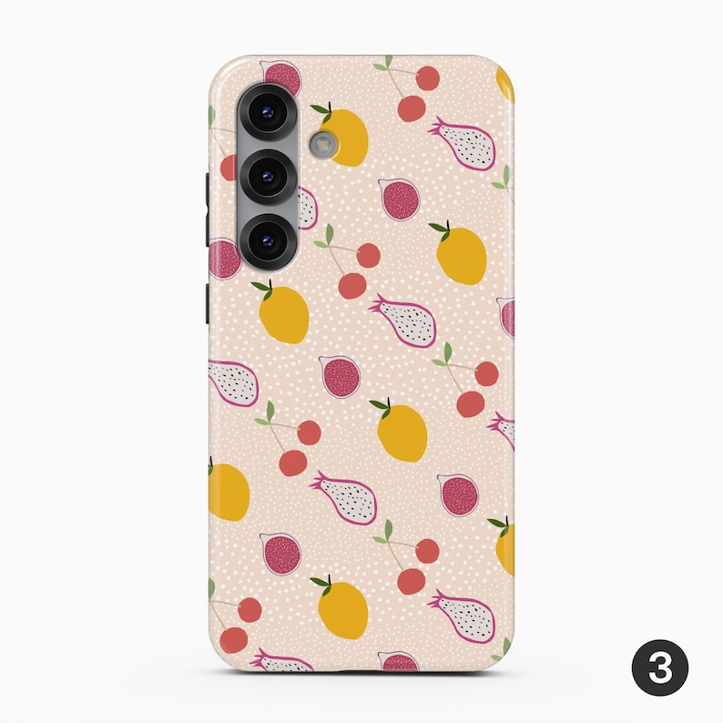 Lemon Pattern MagSafe Case for Samsung Galaxy S26 S25 S24 S23 S22 Plus Ultra 3
