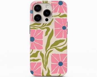 iPhone Hülle Pink Flowers für iPhone 15 Pro Max, iPhone 14, iPhone 15 Pro, iPhone 12 Pro Max, iPhone 13 Mini, iPhone 15 Case und mehr