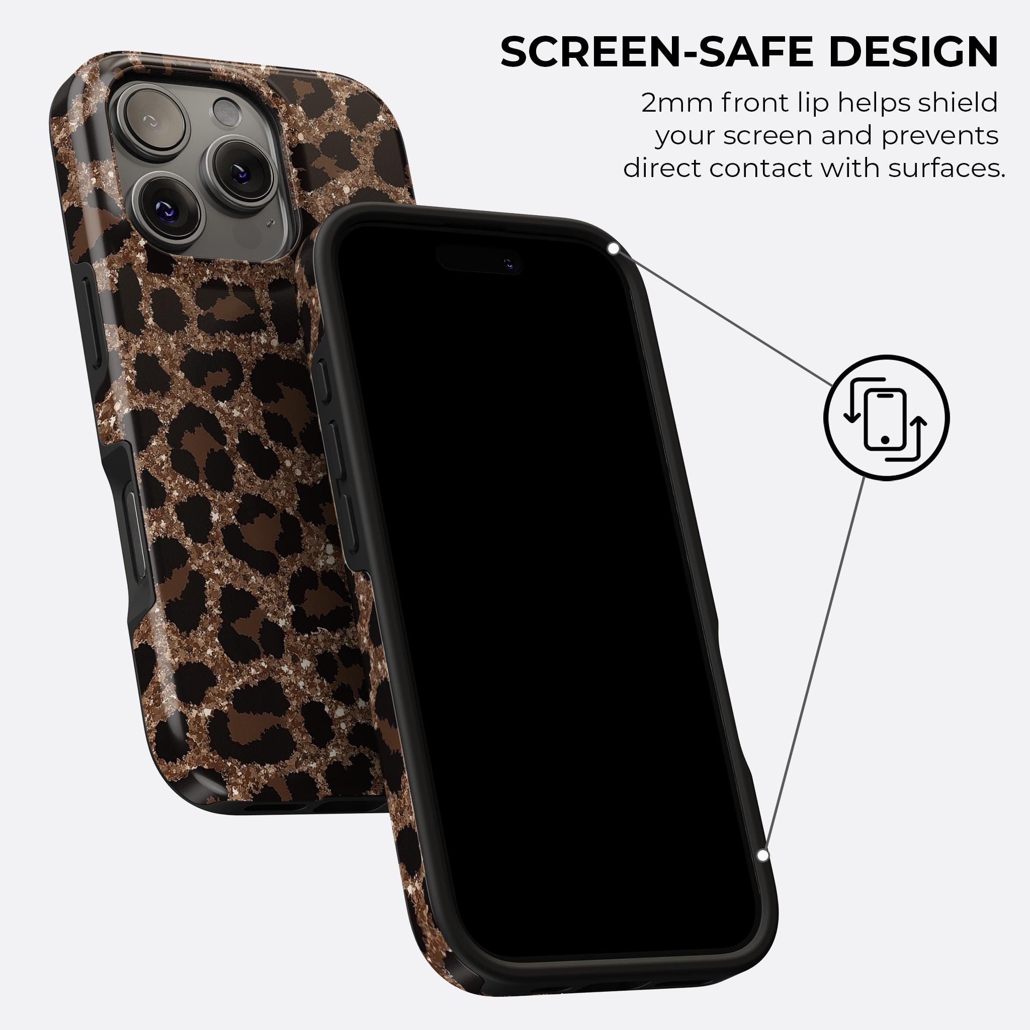 Leopard Print Phone Case for iPhone 17 16 15 14 13 Pro Max Plus