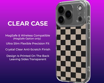 Black White Floral Phone Case for iPhone 18 Pro Max 17 Air 16 15