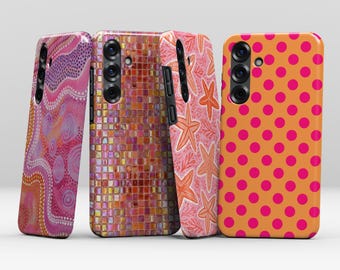 Playful Boho Pattern MagSafe Case for Samsung Galaxy S26 S25 S24 S23 Plus Ultra