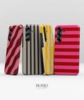 Retro Striped Case for Samsung Galaxy S25 S24 S23 S22 Plus Ultra, MagSafe Option product logo