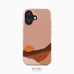 Sunrise Landscape iPhone 15 Pro Case iPhone 14 Pro Max TOUGH Case / Boho Studio © / Aesthetic MagSafe iPhone 14 Plus Case