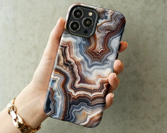 iPhone 15 Pro Case Agate Stone Texture iPhone 14 Case, Samsung Galaxy S23 Plus, Pixel 7 Pro, iPhone 13 Pro Max, Galaxy S22 Ultra