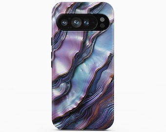 Purple Abalone Phone Case for Google Pixel 10 Pro XL, iPhone 17 Pro Max