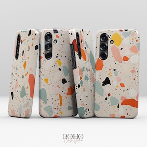 Terrazzo Marble MagSafe Case for Samsung Galaxy S26 S25 S24 S23 Plus Ultra