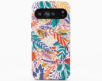 Tropical Leaves Phone Case for Google Pixel 9a, iPhone 14 Pro Max