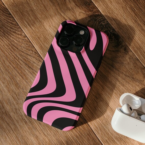 ピンクゼブラ iPhone 17/16/15/14/13 Pro Max Plus Mini Air ケース