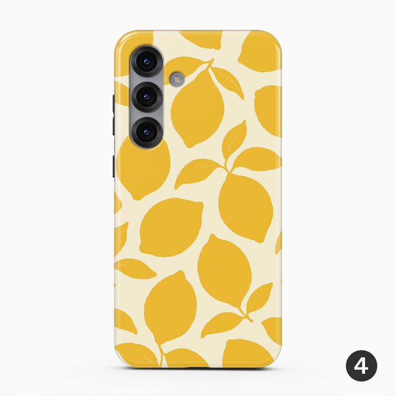 Lemon Pattern MagSafe Case for Samsung Galaxy S26 S25 S24 S23 S22 Plus Ultra 4