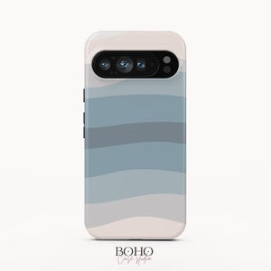 Blue Waves Phone Case for Google Pixel 9a, iPhone 14 Pro Max