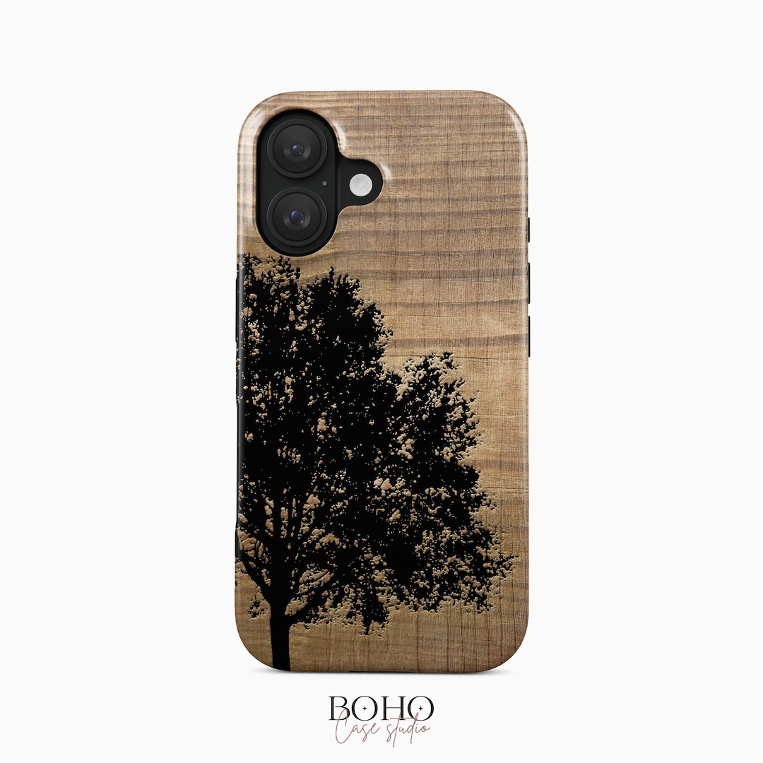 Wood Tree iPhone 17 16 15 14 13 Pro Max Plus Mini Air Case - Etsy