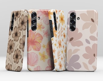 Mjukt Boho Blommigt MagSafe-skal till Samsung Galaxy S26 S25 S24 S23 Plus Ultra
