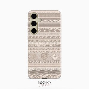 Boho Tribal telefoonhoesje voor Samsung Galaxy S26 S25 S24 S23 S22 Plus Ultra