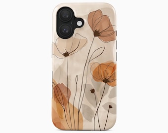 Boho Wildflower Phone Case, iPhone, Samsung, Pixel