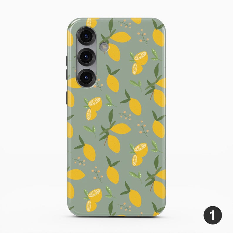 Lemon Pattern MagSafe Case for Samsung Galaxy S26 S25 S24 S23 S22 Plus Ultra 1