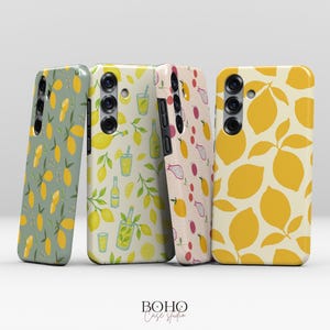 Lemon Pattern MagSafe Case for Samsung Galaxy S26 S25 S24 S23 S22 Plus Ultra image 1