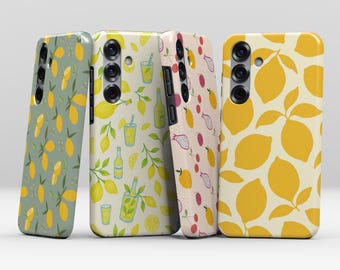 Lemon Pattern MagSafe Case for Samsung Galaxy S26 S25 S24 S23 S22 Plus Ultra