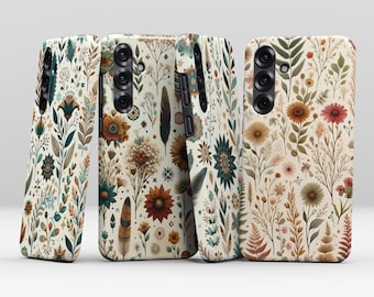 Botanical Floral MagSafe Case for Samsung Galaxy S26 S25 S24 S23 Plus Ultra