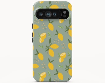 Lemon Pattern Phone Case for Google Pixel 9 Pro, iPhone 16 Pro Max