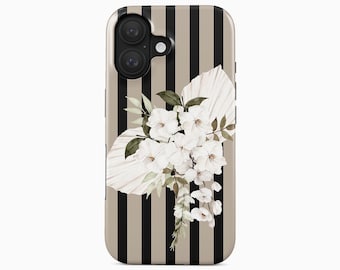 Boho Floral iPhone 17 16 15 14 13 Pro Max Plus Mini Air Case