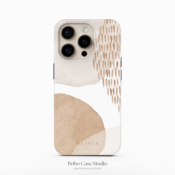 Light Abstract Shapes iPhone 14 Pro Max Case iPhone 13 Pro TOUGH Case / Boho Studio © / Aesthetic MagSafe iPhone 14 Plus Case