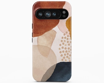 Abstrakt Boho Akvarell Mobilskal till Google Pixel 10 Pro XL, iPhone 15 Pro