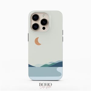 月の風景 iPhone 14 Pro Max ケース iPhone 15 Pro TOUGH ケース / Boho Studio © / 美しい MagSafe iPhone 14+ ケース