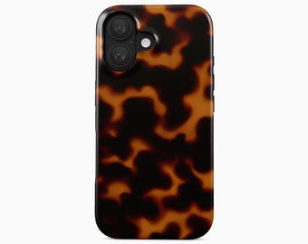 Tortoise Shell iPhone 17 16 15 14 13 Pro Max Plus Mini Air Case