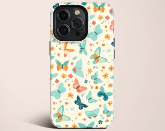 Boho Butterfly iPhone 14 Pro Max Case iPhone 13 Pro TOUGH Case / Boho Studio © / Aesthetic MagSafe iPhone 14 Plus Case