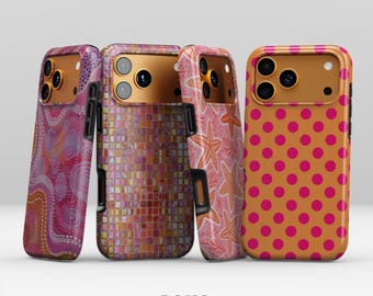 Playful Boho Patterns Phone Case for iPhone 17 16 15 14 13 Pro Max