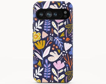 Groovy Floral Phone Case, iPhone, Samsung Galaxy, Google Pixel