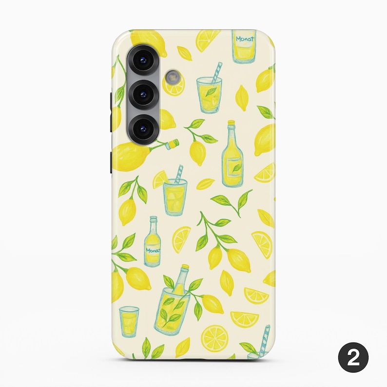 Lemon Pattern MagSafe Case for Samsung Galaxy S26 S25 S24 S23 S22 Plus Ultra 2