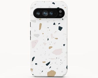 Light Terrazzo Pattern Phone Case, Google Pixel, iPhone, Galaxy