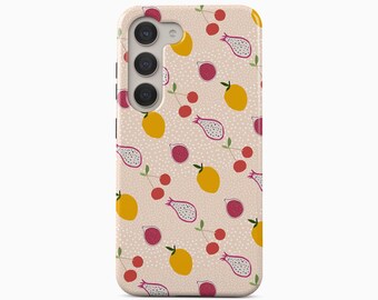 Funda con estampado de frutas para Samsung Galaxy S26 Plus Ultra y iPhone 17 Pro Max